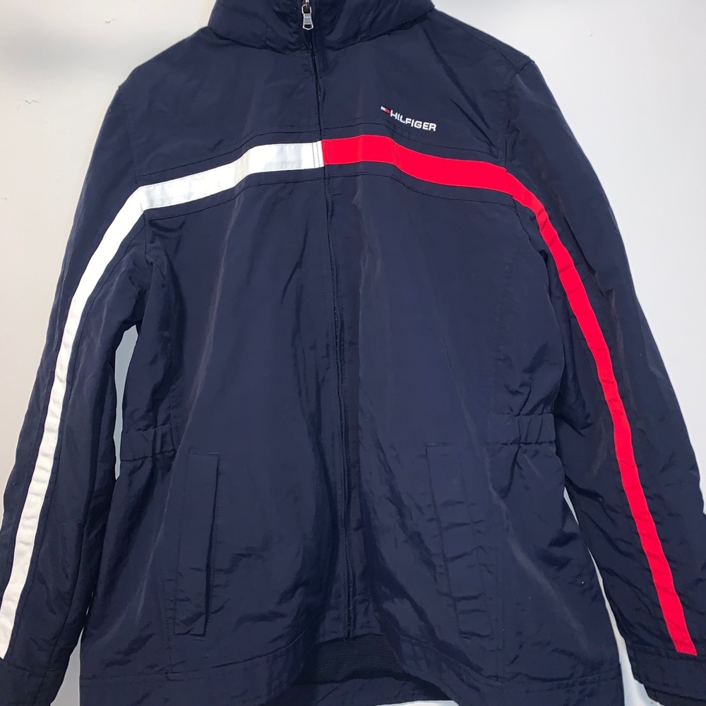 Tommy Hilfiger navy blue, heavy windbreaker